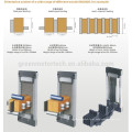 China perfil de madeira janela máquina de produção de moldura de porta